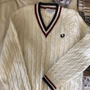 VINTAGE Fred Perry wool/cotton sweater